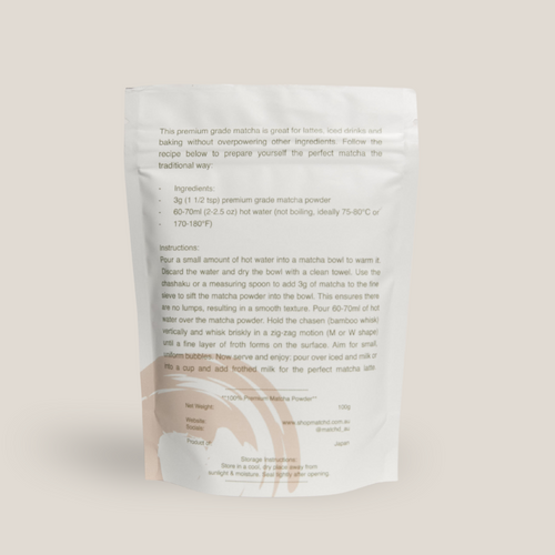 100g Organic Premium Matcha
