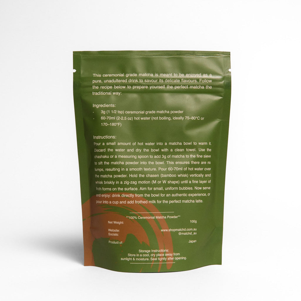 100g Organic Ceremonial Matcha