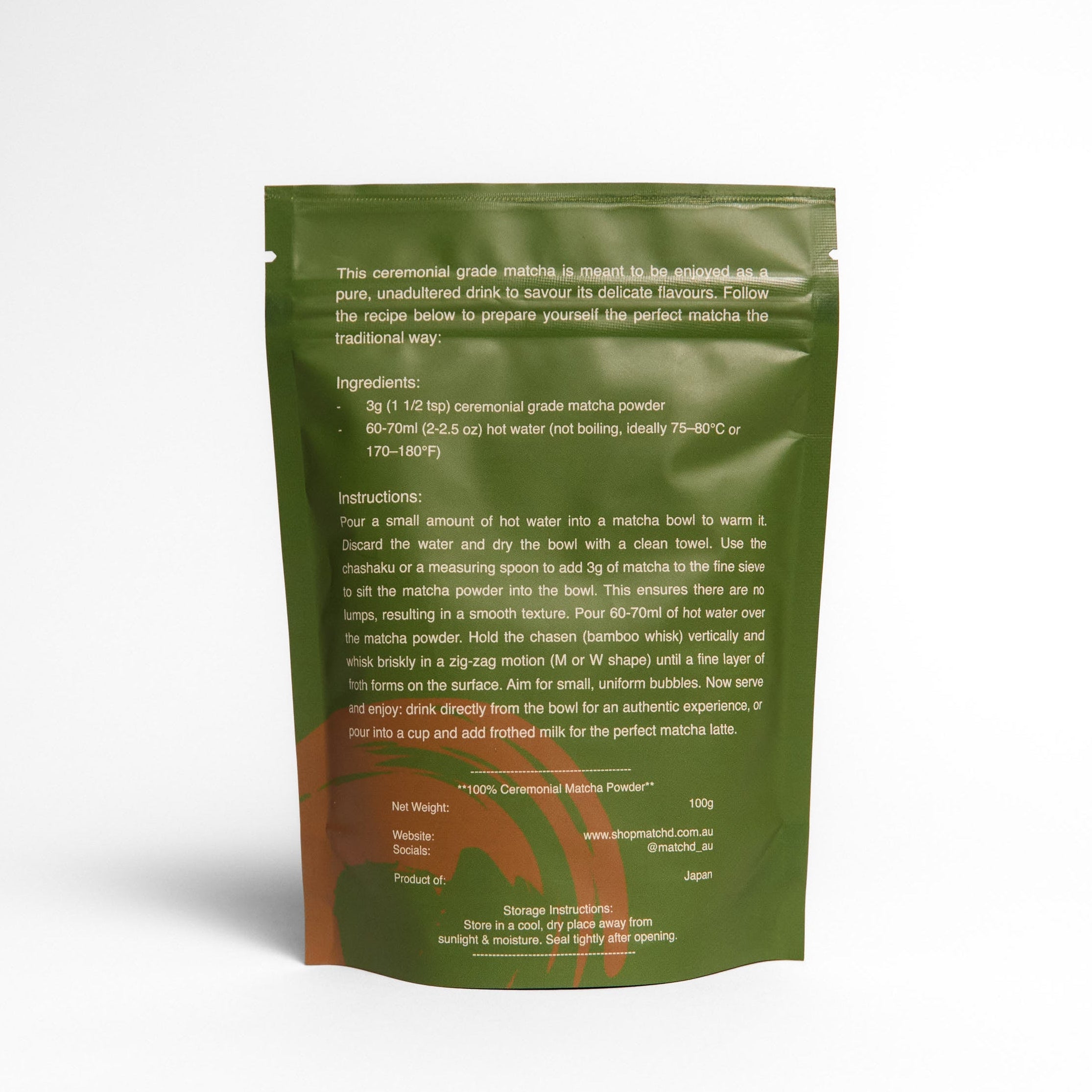 100g Organic Ceremonial Matcha